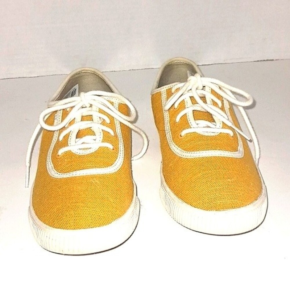 TOMS Carmel Sunflower Heritage Canvas Sneakers size 8